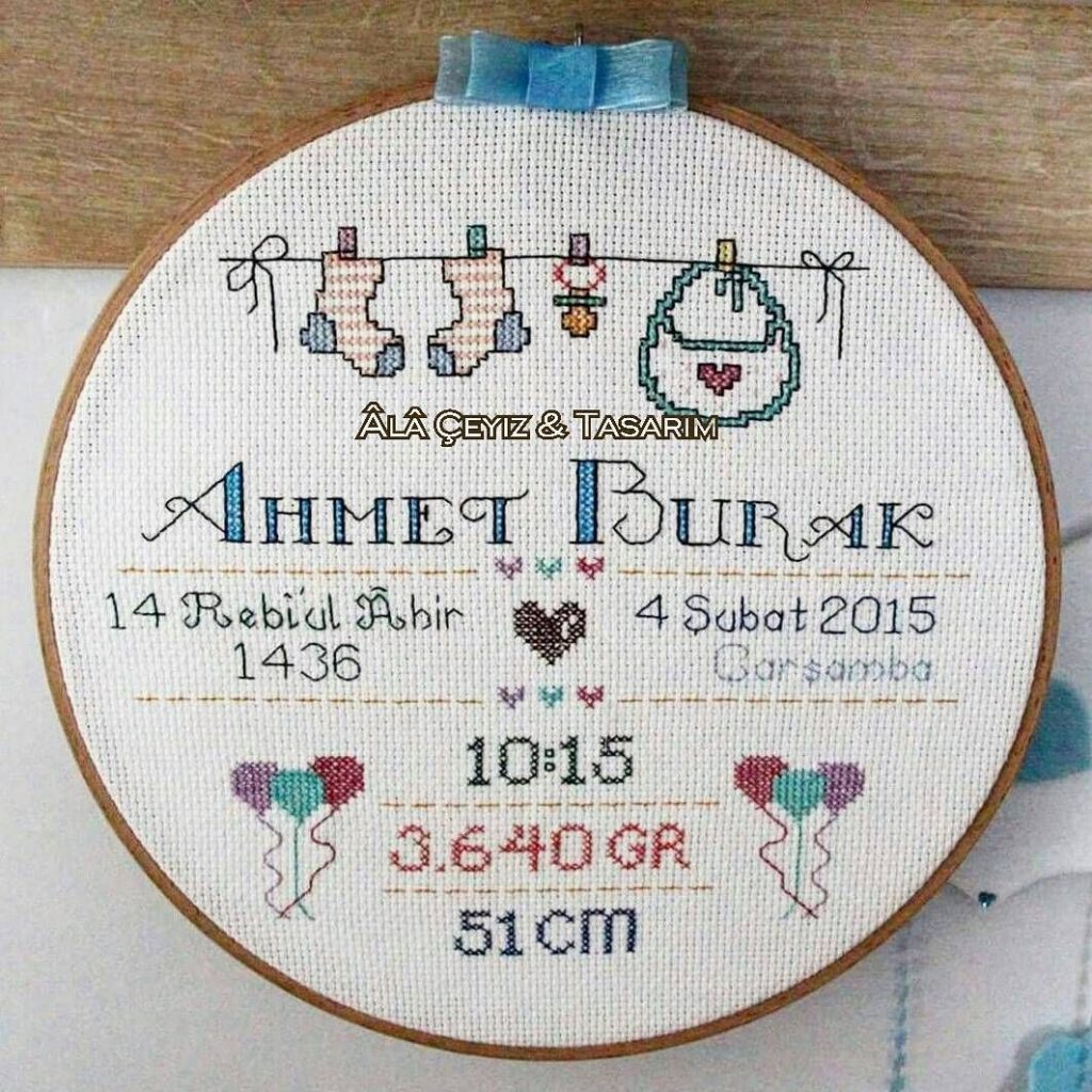 En Güzel 12 Etamin Bebek Panosu Modeli ve Yapılışı