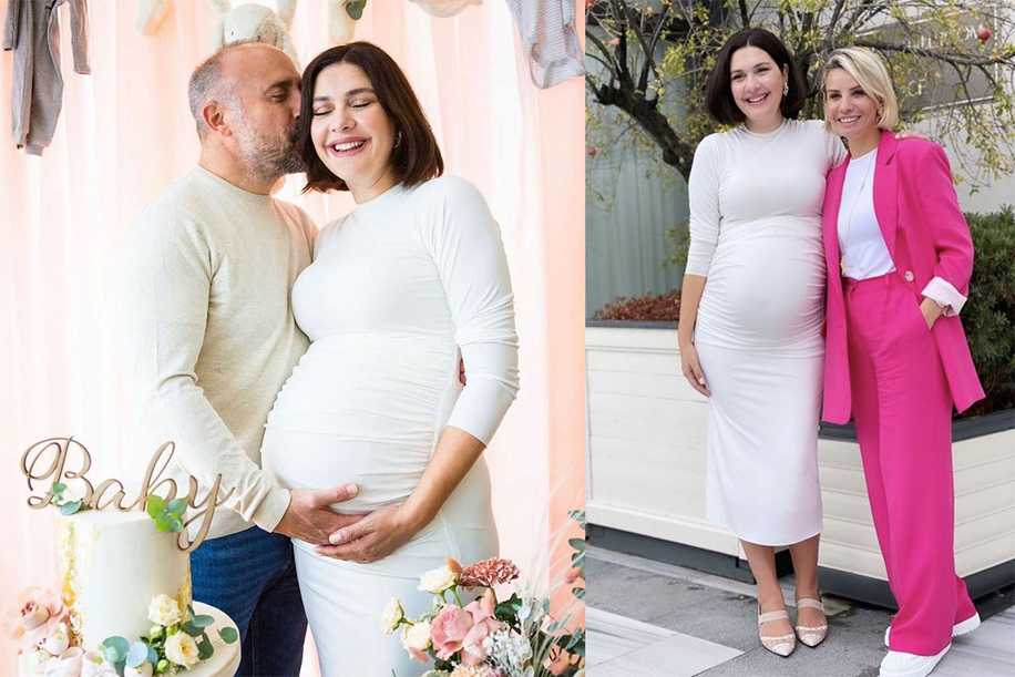 Bergüzar Korel’den PCR Testli Baby Shower Partisi! Ünlüler Akın Etti