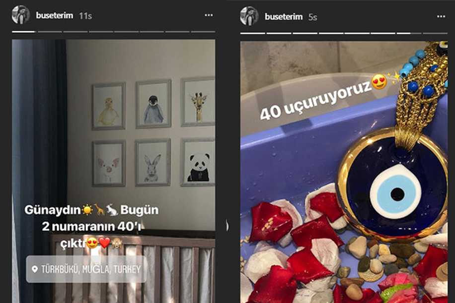Buse Terim Kızı Naz İçin Kırklama Merasimi Düzenledi