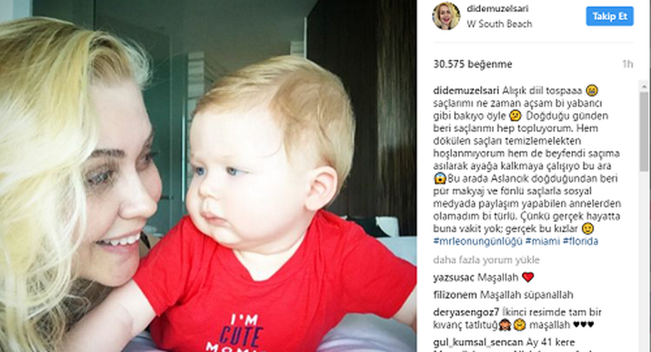 Didem Uzel'in Sevimli Oğlu Aslan Modelliğe Başladı!