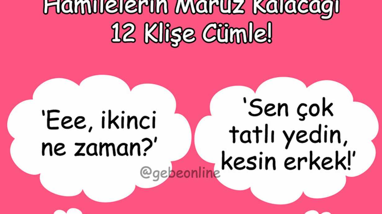 Bayramda Sadece Gebelerin Maruz Kalacağı 12 Klişe 'Teyze Cümlesi'
